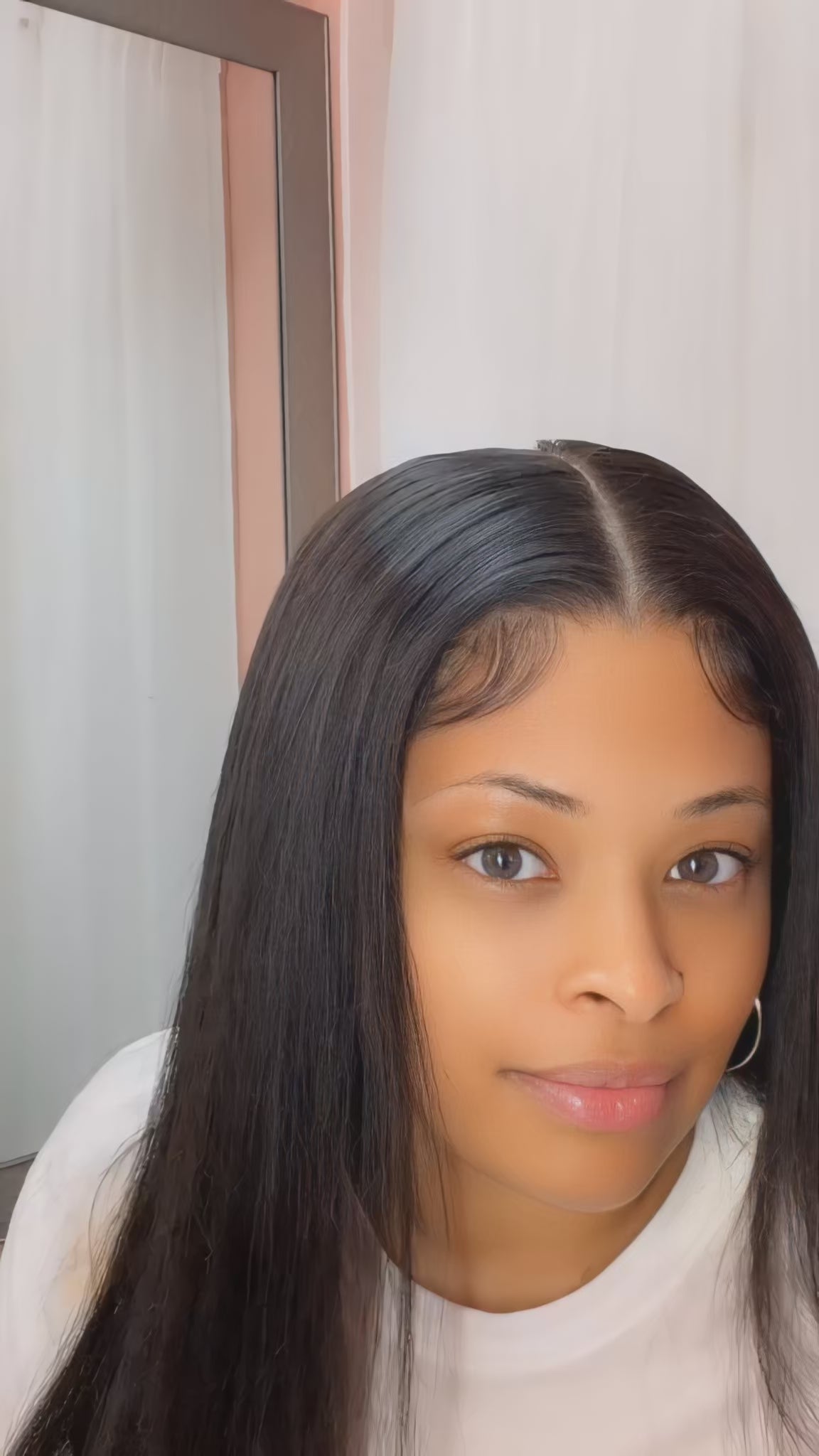 Ready to wear wig Straight kiss